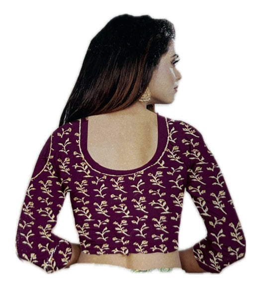 Georgette Floral Printed Black Saree